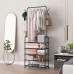 Вешалка для одежды с полками для обуви Clothes Rack Up / Напольная металлическая стойка 170×60×26 см Вешалка для одежды с полками для обуви Clothes Rack Up / Напольная металлическая стойка 170×60×26 см