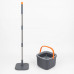 Комплект швабра с ведром для мытья полов Mop with bucket K10, с отжимом / Складная швабра Комплект швабра с ведром для мытья полов Mop with bucket K10, с отжимом / Складная швабра