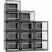 Шкаф для хранения обуви 12 шт / Модульный пластиковый органайзер Шкаф для хранения обуви 12 шт / Модульный пластиковый органайзер