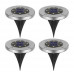 Садовый уличный светодиодный фонарь-подсветка на солнечной батарее Solar Pathway Lights 4шт 7см Садовый уличный светодиодный фонарь-подсветка на солнечной батарее Solar Pathway Lights 4шт 7см