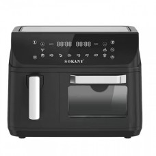Аэрофритюрница Sokany SK-10060 с 2 чашами, сенсорное управление Аэрофритюрница Sokany SK-10060 с 2 чашами, сенсорное управление