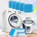 Антибактериальное средство очистки стиральных машин Washing mashine cleaner №2 в шипучих таблетках Антибактериальное средство очистки стиральных машин Washing mashine cleaner №2 в шипучих таблетках