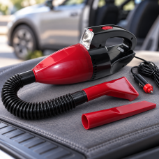 Автомобильный пылесос CAR VACUUM CLEANER / Пылесос с подсветкой / Пылесос от прикуривателя
