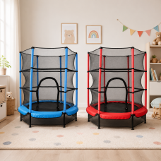 Батут детский для дома TILLY BT-RJ-0072 с защитной сеткой диаметр 140 см до 100 кг Батут детский для дома TILLY BT-RJ-0072 с защитной сеткой диаметр 140 см до 100 кг