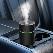 Автомобильный увлажнитель воздуха с подсветкой, USB, Черный / Аромадифузор в машину. Автомобильный увлажнитель воздуха с подсветкой, USB, Черный / Аромадифузор в машину.