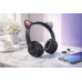 Беспроводные наушники с кошачьими ушками и лед подсветкой Cat Ear Y47 Led, Bluetooth наушники с микрофоном Черный Беспроводные наушники с кошачьими ушками и лед подсветкой Cat Ear Y47 Led, Bluetooth наушники с микрофоном Черный