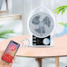Вентилятор портативный Solar с USB, Bluetooth, MP3, FM-радио / Аккумуляторный вентилятор с LED подсветкой, 2 скорости, 6Вт 5500 мАч Вентилятор портативный Solar с USB, Bluetooth, MP3, FM-радио / Аккумуляторный вентилятор с LED подсветкой, 2 скорости, 6Вт 5500 мАч