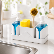 Органайзер с дозатором для мыла / Multifunctional Soap Dispenser / Органайзер для кухонной мойки Органайзер с дозатором для мыла / Multifunctional Soap Dispenser / Органайзер для кухонной мойки