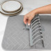 Сушилка для посуды Dish Drain Rack / Складная сушилка с микрофибровым ковриком Сушилка для посуды Dish Drain Rack / Складная сушилка с микрофибровым ковриком