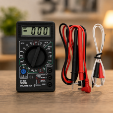 Цифровой мультиметр DT-838 с LCD-дисплеем, звуковым звонком и измерением температуры Цифровой мультиметр DT-838 с LCD-дисплеем, звуковым звонком и измерением температуры