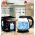 Электрический стеклянный чайник 1 л Domotec MS 7910