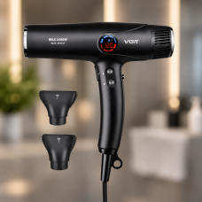 Фен VGR V 469 Black / Фен для волос профессиональный 2400 Вт / Фен с дисплеем Фен VGR V 469 Black / Фен для волос профессиональный 2400 Вт / Фен с дисплеем