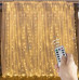 Гирлянда Водопад USB штора 3х2м, теплый белый, 200 LED + пульт / Новогодняя светодиодная гирлянда на окно Гирлянда Водопад USB штора 3х2м, теплый белый, 200 LED + пульт / Новогодняя светодиодная гирлянда на окно