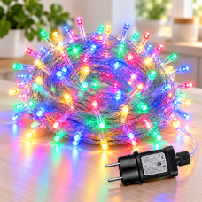 Гирлянда 500 LED разноцветная на белом проводе 220V Мульти / Светодиодная гирлянда-нить Гирлянда 500 LED разноцветная на белом проводе 220V Мульти / Светодиодная гирлянда-нить