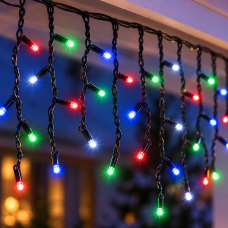 Гирлянда-бахрома Icecle-Lights 120 Short Curtain-M-2 5м Разноцветная