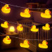 Гирлянда светодиодная для детской комнаты DUCK 1.5 м Гирлянда из 10 пластиковых мини-уточек