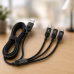 Кабель 3 в 1 для зарядки USB с разъемами Type-C, Lightning и Micro USB / Кабель быстрая зарядка до 6A 26X-202 Кабель 3 в 1 для зарядки USB с разъемами Type-C, Lightning и Micro USB / Кабель быстрая зарядка до 6A 26X-202