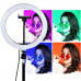 Кольцевая LED лампа RGB MJ38 38см 220V 1 крепл.тел USB + пульт Кольцевая LED лампа RGB MJ38 38см 220V 1 крепл.тел USB + пульт