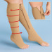 Компрессионные гольфы Zip Sox, носки от варикоза Бежевые