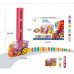 Конструктор игрушка-поезд домино, DOMINO Happy Truck sciries COLORS 60 деталей Конструктор игрушка-поезд домино, DOMINO Happy Truck sciries COLORS 60 деталей