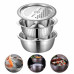 Многофункциональный кухонный набор из нержавеющей стали 3 в 1 Metal Basket Cutter Многофункциональный кухонный набор из нержавеющей стали 3 в 1 Metal Basket Cutter