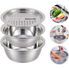 Многофункциональный кухонный набор из нержавеющей стали 3 в 1 Metal Basket Cutter Многофункциональный кухонный набор из нержавеющей стали 3 в 1 Metal Basket Cutter