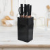 Набор кухонных ножей на подставке Knife Set 7 предметов из нержавеющей стали Набор кухонных ножей на подставке Knife Set 7 предметов из нержавеющей стали
