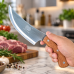 Обвалочный нож для мяса / Нож для мяса с изогнутым лезвием / Нож с деревянной рукояткой Обвалочный нож для мяса / Нож для мяса с изогнутым лезвием / Нож с деревянной рукояткой