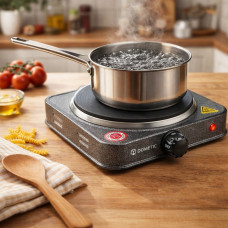 Плита электрическая дисковая Domotec MS-5811 настольная на 1 конфорку 1500W Плита электрическая дисковая Domotec MS-5811 настольная на 1 конфорку 1500W
