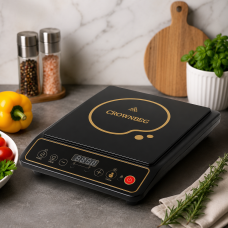 Плита индукционная Crownberg CB 1323 2000 Вт Настольная плита электрическая / Однокомфорочная плита Плита индукционная Crownberg CB 1323 2000 Вт Настольная плита электрическая / Однокомфорочная плита