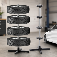 Подставка для колес до 100 кг 26X-82 / Стойка для хранения шин Garden Line на 4 колеса Подставка для колес до 100 кг 26X-82 / Стойка для хранения шин Garden Line на 4 колеса