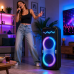 Портативная акустика ZXX-1510 / Караоке колонка 100Вт / Переносная акустическая колонка с LED подсветкой + 2 микрофона / Двойная 10-дюймовая акустическая переносная колонка Портативная акустика ZXX-1510 / Караоке колонка 100Вт / Переносная акустическая колонка с LED подсветкой + 2 микрофона / Двойная 10-дюймовая акустическая переносная колонка