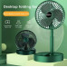 Портативный мини вентилятор для дома Telescopic Folding Fan Складной настольный вентилятор с USB зарядкой Портативный мини вентилятор для дома Telescopic Folding Fan Складной настольный вентилятор с USB зарядкой