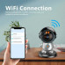 Поворотная беспроводная видеокамера Wi-Fi-видеоня 2K ART 8936 с датчиком движения и поворотом на 355 градусов Поворотная беспроводная видеокамера Wi-Fi-видеоня 2K ART 8936 с датчиком движения и поворотом на 355 градусов