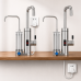 Проточный водонагреватель 2в1 Multifunctional heating cleaning faucet / Кран электрический проточный с LCD-дисплеем ZSW-D02