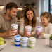 Складной силиконовый стакан Collapsible Coffee Cup с крышкой 350 мл