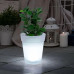 Солнечный цветочный горшок со LED подсветкой / Пластиковое светящееся кашпо для растений с солнечной панелью Солнечный цветочный горшок со LED подсветкой / Пластиковое светящееся кашпо для растений с солнечной панелью