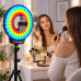 Светодиодная LED лампа MJ-321 / Светодиодная LED лампа для селфи / Кольцевая лампа RGB 35 см с USB подключением