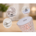 Светильник Led rjb HB-29 / Хрустальный проекционный светильник-ночник Crystal Table Lamp / Проекционный светильник-ночник