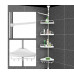 Угловая полка для ванной комнаты Multi Corner Shelf, металлическая