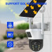Уличная камера видеонаблюдения с двумя линзами 4G, V36-4G SOLAR / Вайфай камера от солнечной панели Уличная камера видеонаблюдения с двумя линзами 4G, V36-4G SOLAR / Вайфай камера от солнечной панели