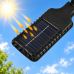 Уличный светодиодный светильник на солнечной батарее 60 LED / Прожектор 10 Вт с датчиком движения ДУ IP67+пульт