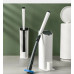 Универсальная щетка для уборки ванной со сменными насадками MTS clip type removable toilet brush Универсальная щетка для уборки ванной со сменными насадками MTS clip type removable toilet brush
