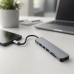 USB хаб 7в1 / Мультифункциональный юсб хаб / Разветвитель USB