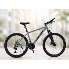 Велосипед GIEREN 8000 R29 Серый/ Велосипед спортивный 24 скорости