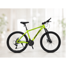 Велосипед GIEREN 8000 R29 Зеленый / Велосипед спортивный 24 скорости