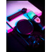 Игровой микрофон для ПК и приставки с RGB подстветкой / Микрофон конденсаторный с поп-фильтром на подставке для блоггеров Игровой микрофон для ПК и приставки с RGB подстветкой / Микрофон конденсаторный с поп-фильтром на подставке для блоггеров