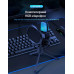 Игровой микрофон для ПК и приставки с RGB подстветкой / Микрофон конденсаторный с поп-фильтром на подставке для блоггеров Игровой микрофон для ПК и приставки с RGB подстветкой / Микрофон конденсаторный с поп-фильтром на подставке для блоггеров