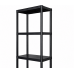 Стелаж пластиковий PRIMA HOME (178,5 х 60 х 30 см) 5 полиць, навантаження 200 кг, для складу гаража майстерні підвалу (Чорний) Стелаж пластиковий PRIMA HOME (178,5 х 60 х 30 см) 5 полиць, навантаження 200 кг, для складу гаража майстерні підвалу (Чорний)