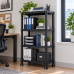 Стелаж пластиковий PRIMA HOME (133,5 х 60 х 30 см) 4 полиці, навантаження 160 кг, для складу гаража підвалу (Чорний) Стелаж пластиковий PRIMA HOME (133,5 х 60 х 30 см) 4 полиці, навантаження 160 кг, для складу гаража підвалу (Чорний)